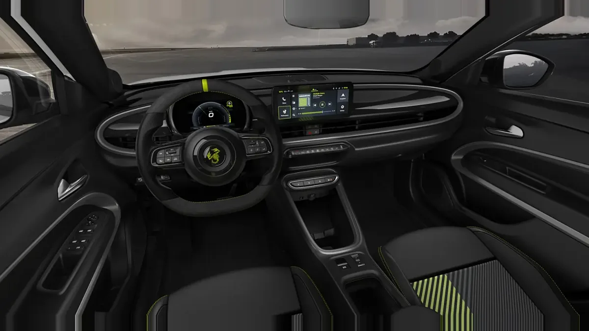 Abarth 600e Turismo de renting para Burgos — Delantera
