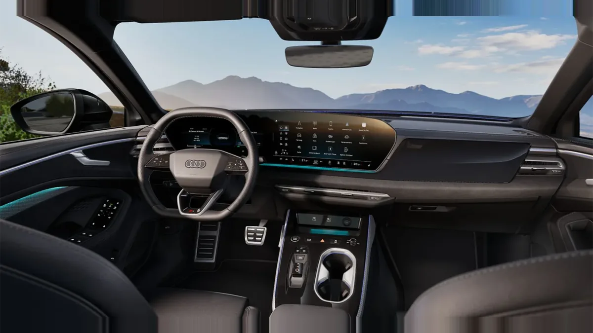 Audi A6 TDI 150kW (204CV) S Tronic Black Line de renting para Burgos — Delantera