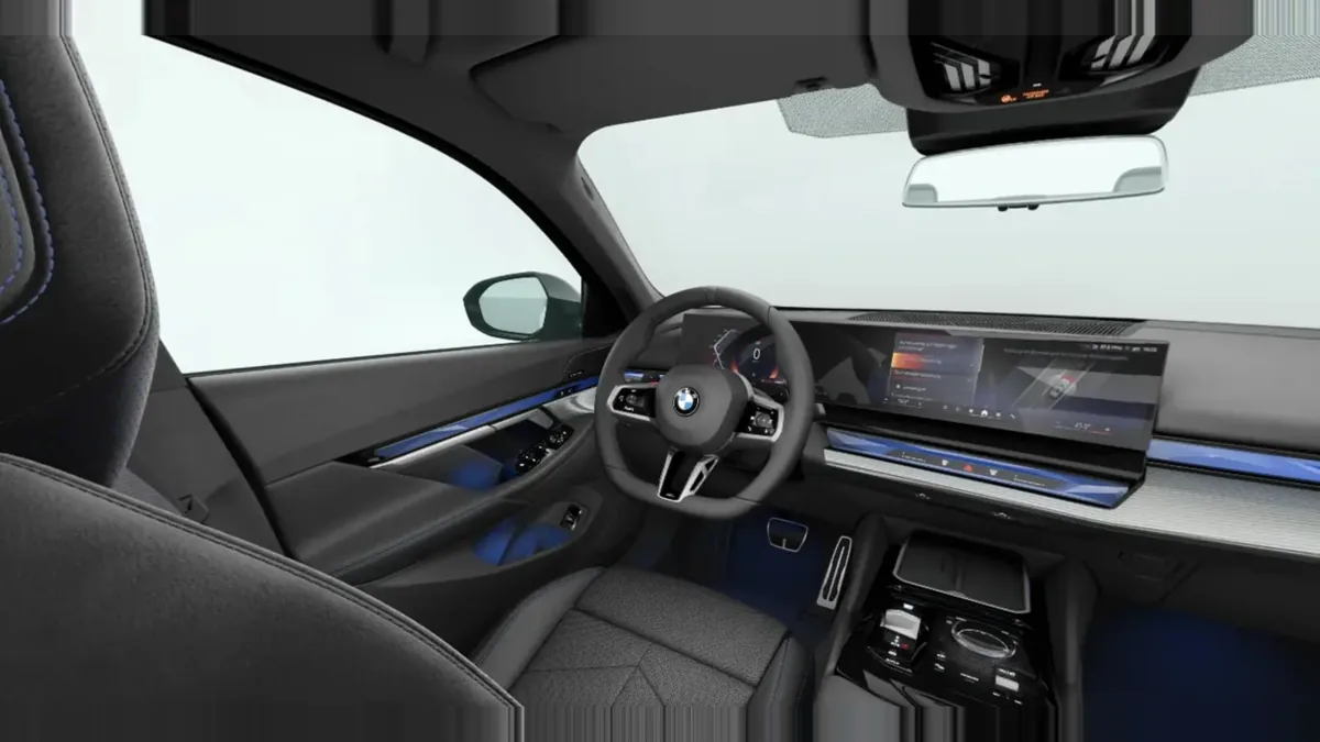 BMW Serie 5 520d Touring de renting para Burgos — Delantera