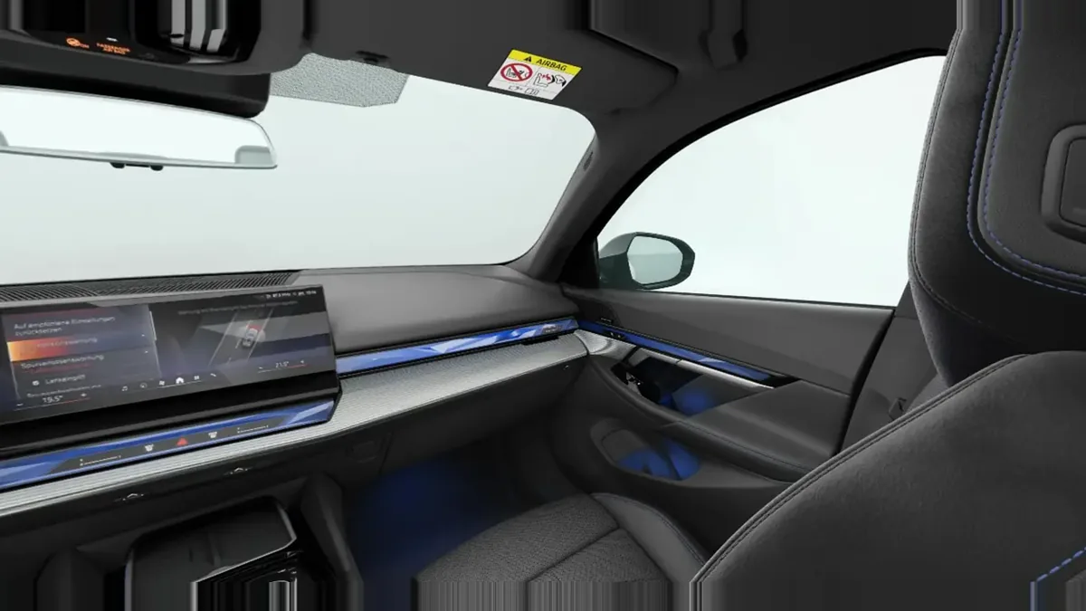 BMW Serie 5 520d Touring de renting para Burgos — Interior