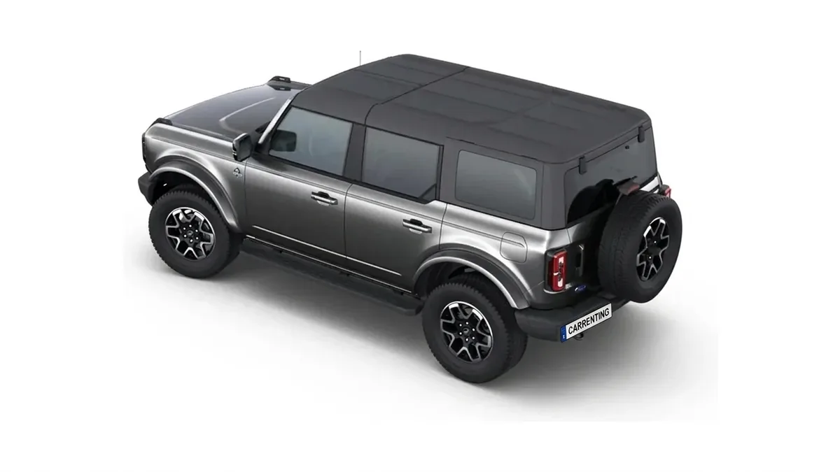 Ford Bronco Outer Banks 2.7 Ecoboost 335CV Automático 4x4 de renting para Burgos — Trasera