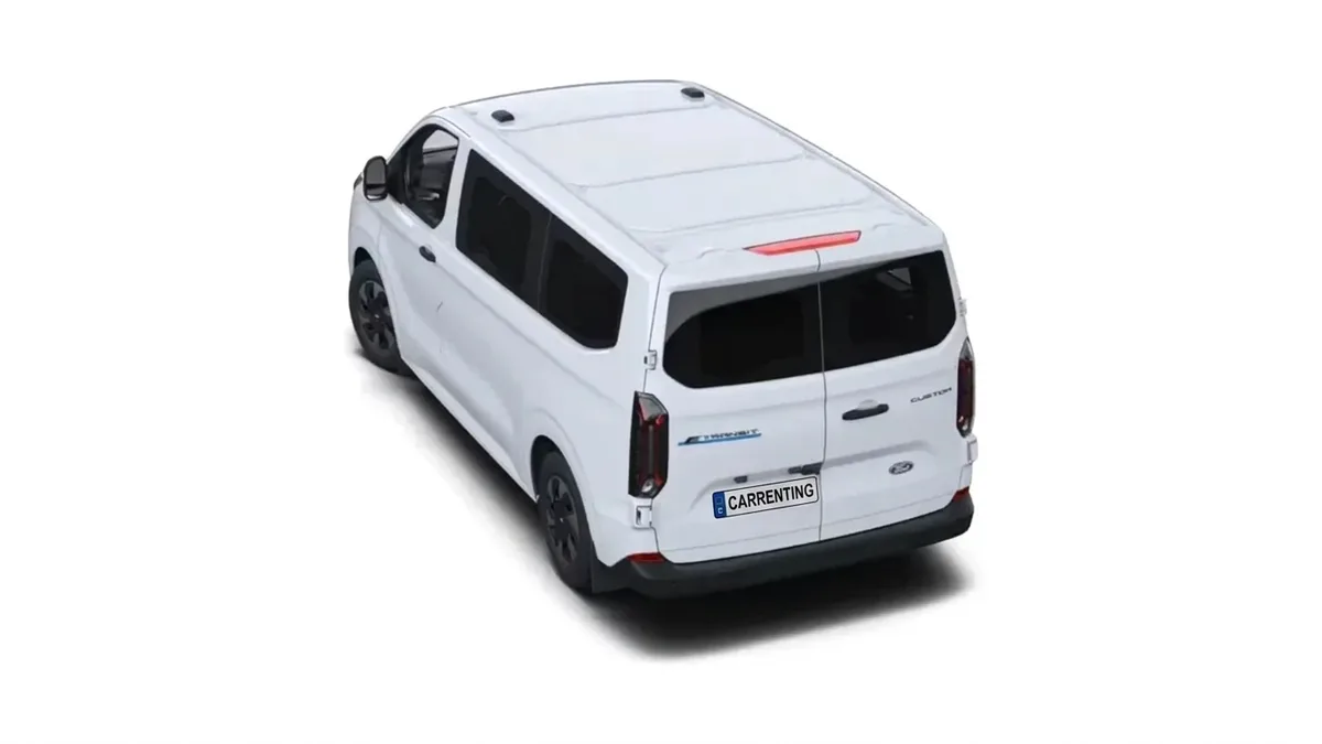 Ford TRANSIT CUSTOM  Kombi BEV 83kWh 100kW 340 L1 Trend de renting para Burgos — Trasera