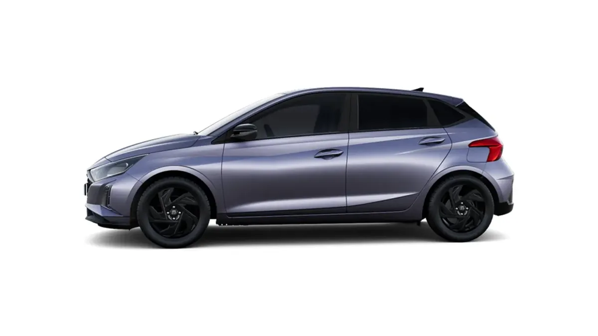 Hyundai i20 1.0T Black Line 90cv MY26 de renting para Burgos — Lateral