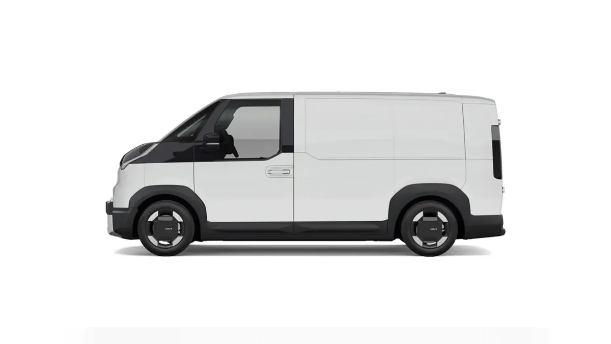 Kia PV5 Cargo L2H1 Long Range Plus de renting para Burgos — Lateral
