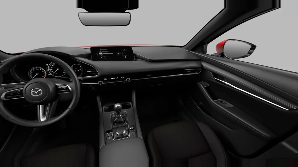 Mazda 3 2.5L e-Skyactiv G MHEV 140CV 6AT Centre-Line RD de renting para Burgos — Interior
