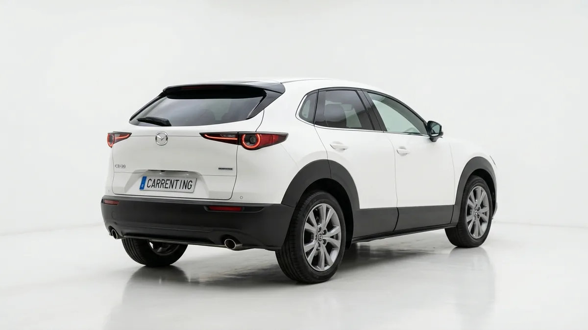 Mazda CX 30 2.5L e-SkyAct G MHEV 103kW Prime-Line de renting para Burgos — Trasera