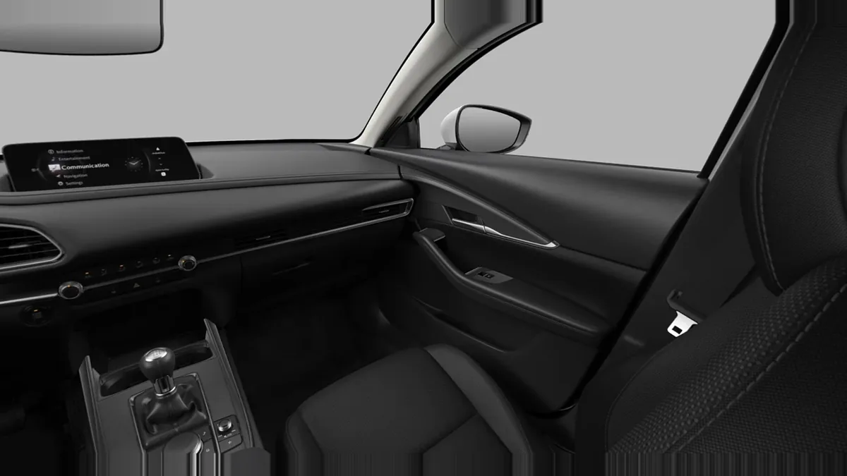 Mazda CX 30 2.5L e-SkyAct G MHEV 103kW Prime-Line de renting para Burgos — Interior