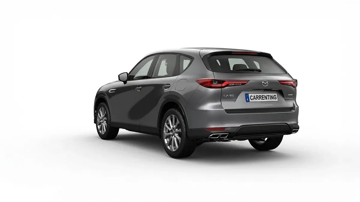 Mazda CX-60 e-Skyactiv D MHEV 8AT RWD Exclusive-Line de renting para Burgos — Trasera