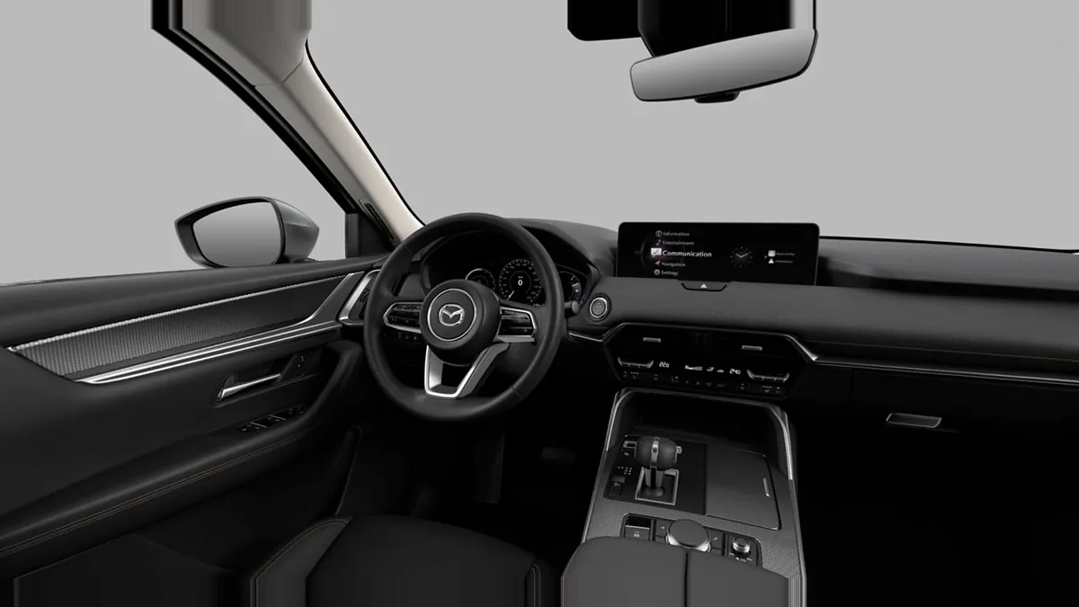 Mazda CX-60 e-Skyactiv MHEV RWD Exclusive-Line II de renting para Burgos — Interior