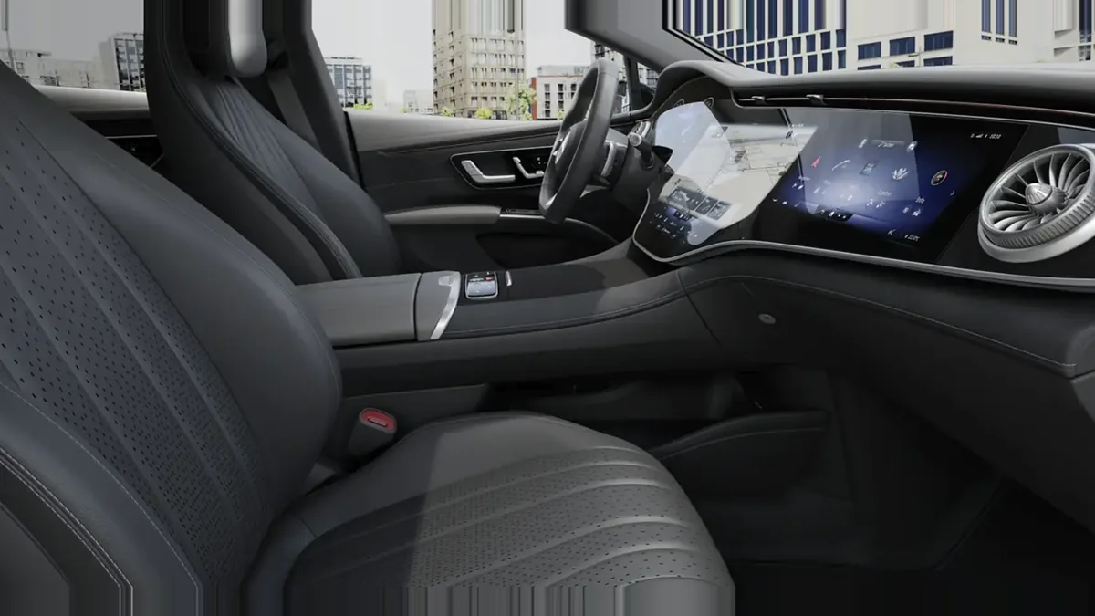 Mercedes-Benz EQS 350 Edition de renting para Burgos — Interior