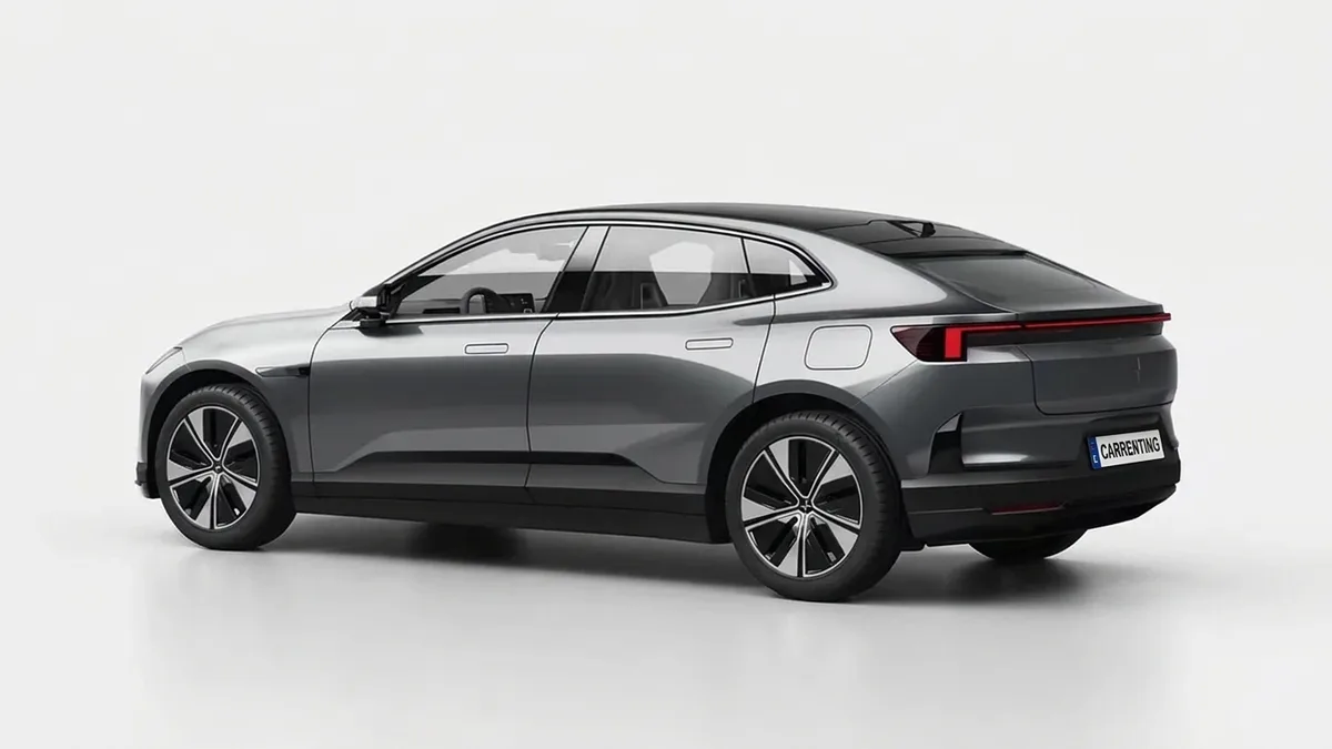 Polestar 4 Long Range Single 200kW de renting para Burgos — Trasera