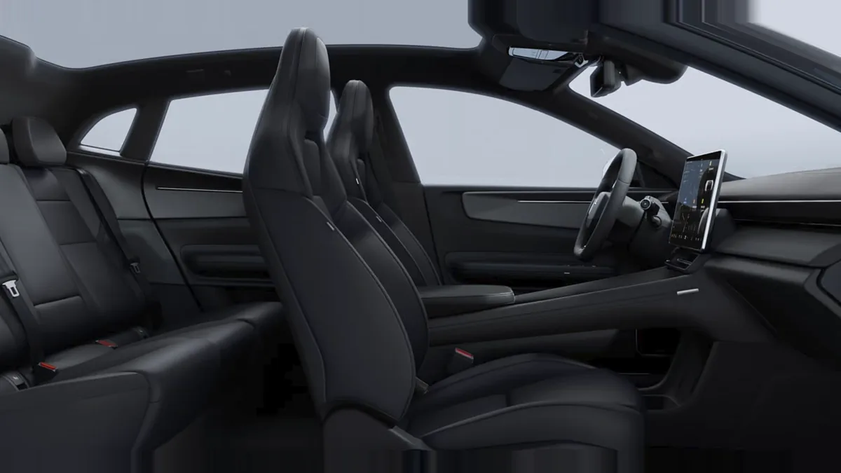 Polestar 4 Long Range Single 200kW de renting para Burgos — Interior