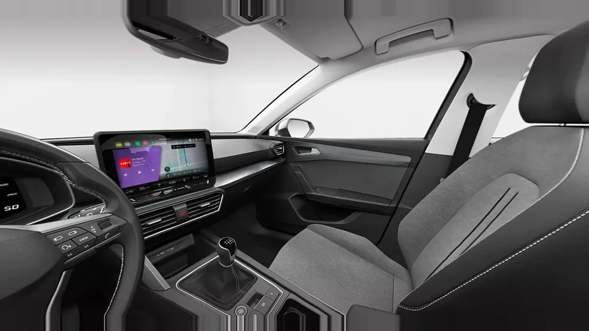SEAT León 2.0 TDI CR St&Stp XL Fleet Pack de renting para Burgos — Interior