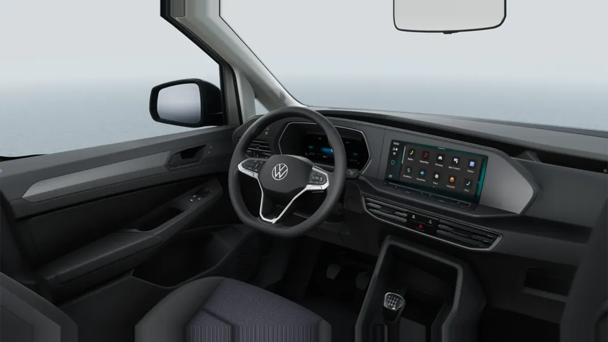 Volkswagen Caddy Cargo 2.0 TDI 75kW (102CV) - FRÍO POSITIVO de renting para Burgos — Interior
