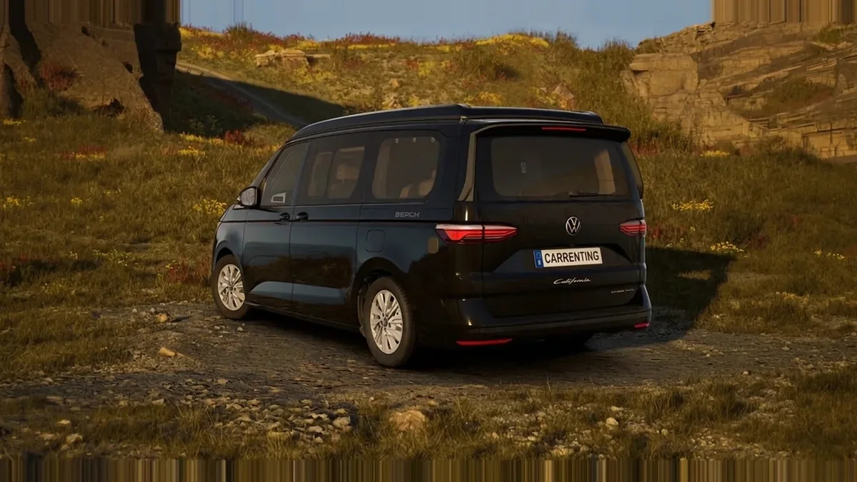 Volkswagen California Beach Tour 2.0 TDI 110kW (150CV) DSG de renting para Burgos — Trasera