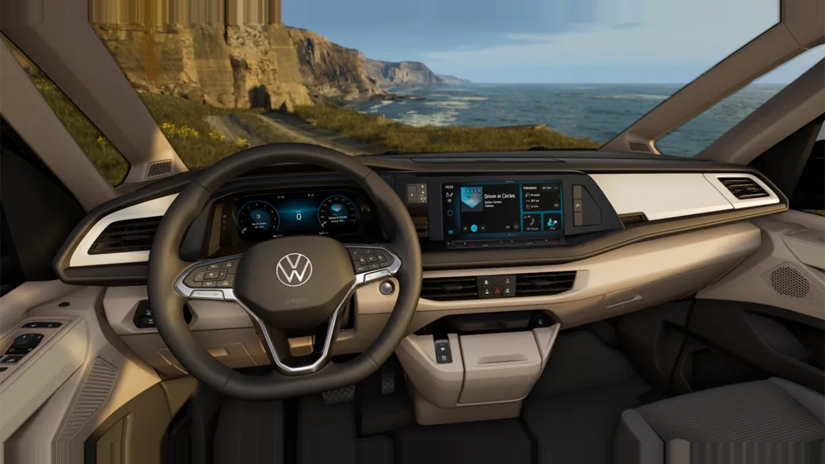 Volkswagen California Beach Tour 2.0 TDI 110kW (150CV) DSG de renting para Burgos — Delantera